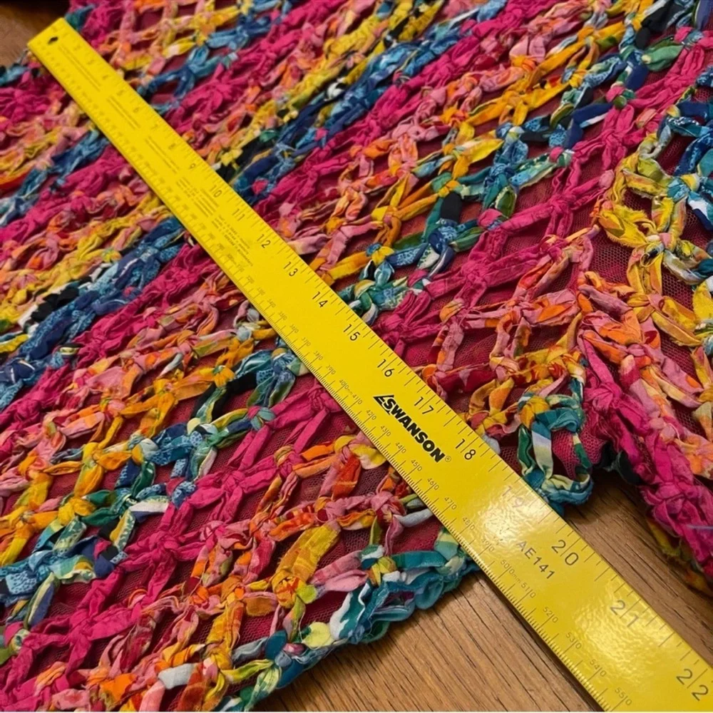 Sandy Starkman Colorful Open-Front Cardigan - Picture 7 of 10